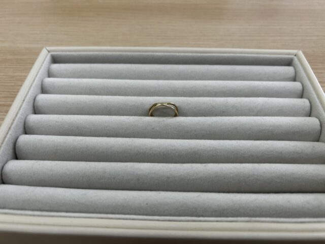 【延岡市のお客様より】繊細で上品なデザイン！K10（10金）リングをお買取りいたしました