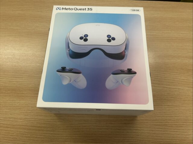 【延岡市のお客様より】大人気VRヘッドセット！「Meta Quest 3S（128GB）」をお買取りいたしました